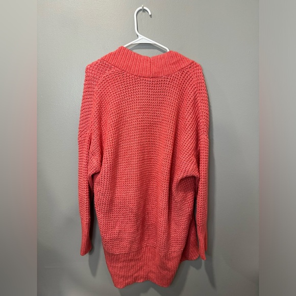 Torrid Waffle Cardigan Sweater in Pink Size Large - Picture 5 of 9